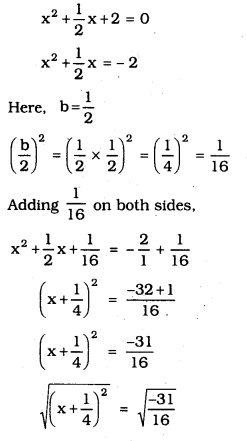 Quadratic Equations Exercise 10.3 KSEEB