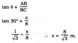 KSEEB SSLC Class 10 Maths Solutions Chapter 12 Some Applications of Trigonometry Ex 12.1 Q 2.1
