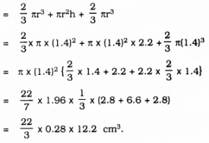 KSEEB SSLC Class 10 Maths Solutions Chapter 15 Surface Areas and Volumes Ex 15.2 Q 3.2