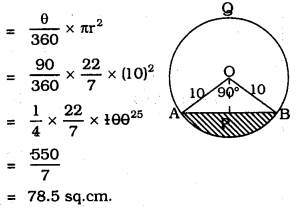 KSEEB SSLC Class 10 Maths Solutions Chapter 5 Areas Related to Circles Ex 5.2 5
