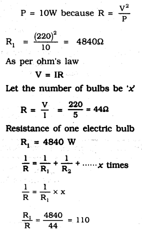 KSEEB SSLC Class 10 Science Solutions Chapter 12 Electricity Ex Q 12