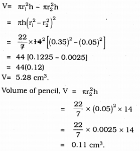 KSEEB Solutions for Class 9 Maths Chapter 13 Surface Area and Volumes Ex 13.6 Q 7.3
