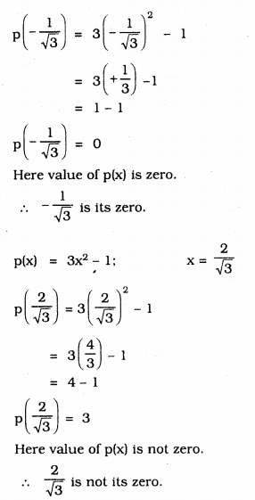 KSEEB Solutions For Class 9 Maths Polynomials Exercise 4.2