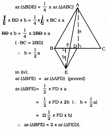 KSSEB Solutions for Class 9 Maths Chapter 11 Areas of Parallelograms and Triangles Ex 11.4 7