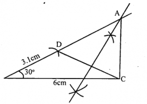 KSEEB Solutions for Class 8 Maths Chapter 12 Construction of Triangles Ex. 12.12 3
