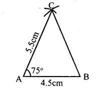 KSEEB Solutions for Class 8 Maths Chapter 12 Construction of Triangles Ex. 12.2 1