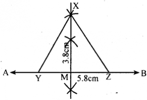 KSEEB Solutions for Class 8 Maths Chapter 12 Construction of Triangles Ex. 12.5 2