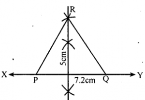 KSEEB Solutions for Class 8 Maths Chapter 12 Construction of Triangles Ex. 12.5 3