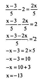 KSEEB Solutions for Class 8 Maths Chapter 8 Linear Equations in One Variable Ex. 8.1 7
