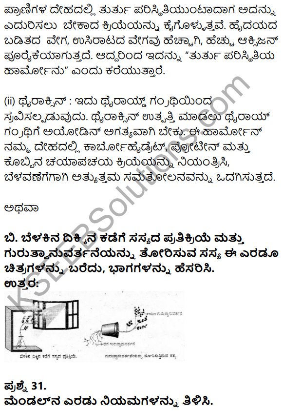 Karnataka SSLC Science Model Question Paper 2 in Kannada Medium - 16