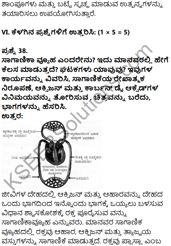 Karnataka SSLC Science Model Question Paper 3 in Kannada Medium - 27