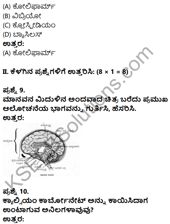 Karnataka SSLC Science Model Question Paper 3 in Kannada Medium - 4