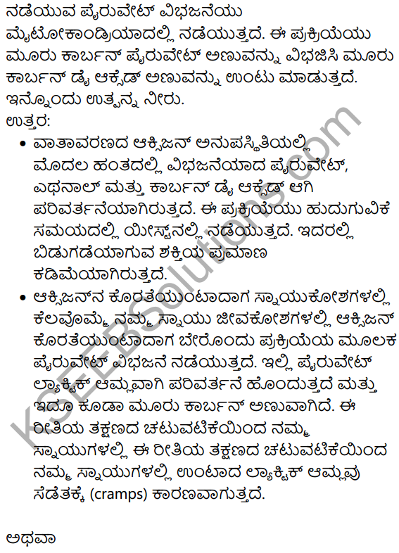 Karnataka SSLC Science Model Question Paper 4 in Kannada Medium - 22