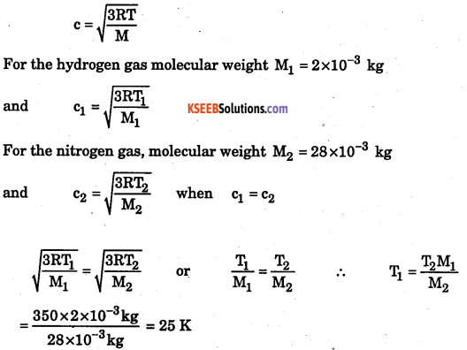 1st PUC Chemistry Question Bank Chapter 5 States of Matter - 45