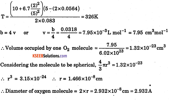 1st PUC Chemistry Question Bank Chapter 5 States of Matter - 57