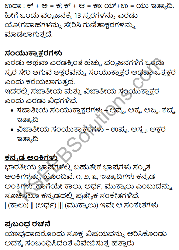 Sslc Kannada Yuddha Lesson Notes