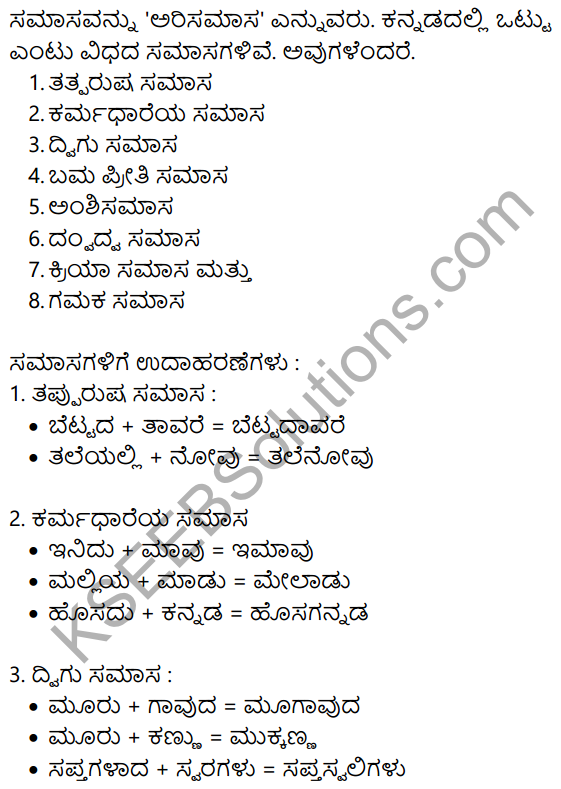 Edege Bidda Akshara Kannada Lesson Class 10 KSEEB