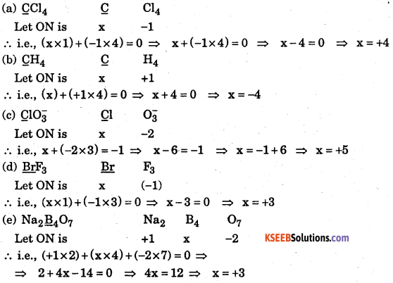 1st PUC Chemistry Question Bank Chapter 8 Redox Reactions - 125
