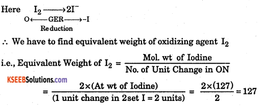 1st PUC Chemistry Question Bank Chapter 8 Redox Reactions - 26