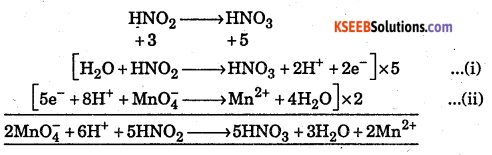 1st PUC Chemistry Question Bank Chapter 8 Redox Reactions - 7