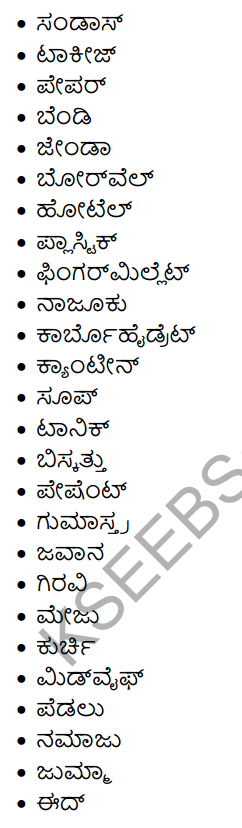 1st PUC Kannada Workbook Answers Nanartha Padagalu 6
