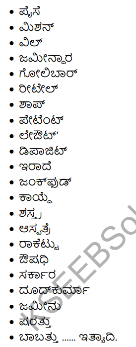 1st PUC Kannada Workbook Answers Nanartha Padagalu 7