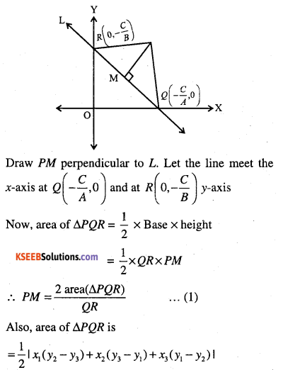 1st PUC Maths Question Bank Chapter 10 Straight Lines 24