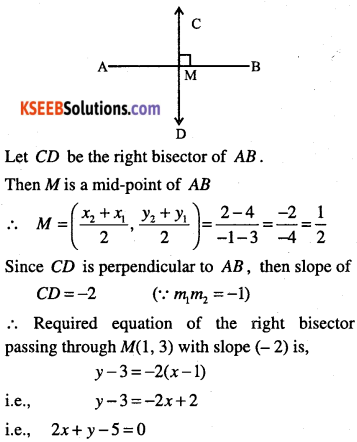 1st PUC Maths Question Bank Chapter 10 Straight Lines 93