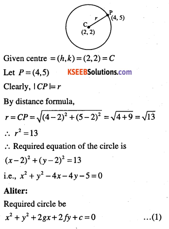 1st PUC Maths Question Bank Chapter 11 Conic Sections 18