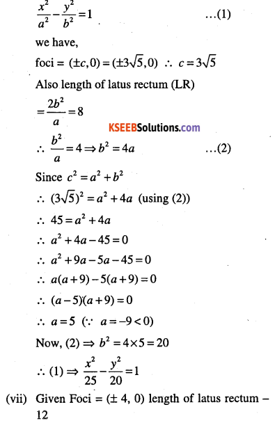 1st PUC Maths Question Bank Chapter 11 Conic Sections 78