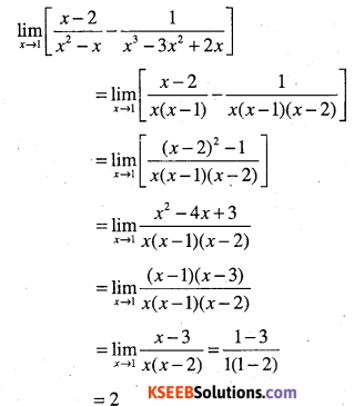 1st PUC Maths Question Bank Chapter 13 Limits and Derivatives 26