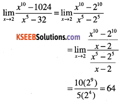 1st PUC Maths Question Bank Chapter 13 Limits and Derivatives 37