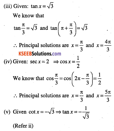 1st PUC Maths Question Bank Chapter 3 Trigonometric Functions 84