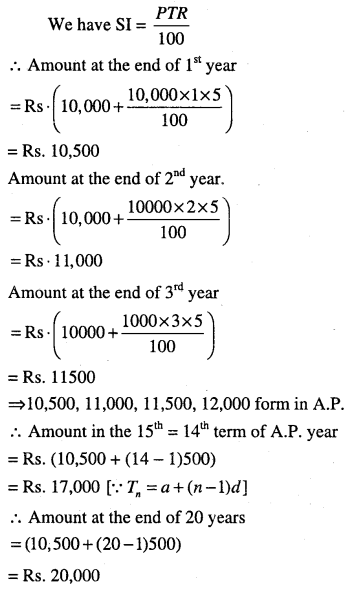 1st PUC Maths Question Bank Chapter 9 Sequences and Series 108
