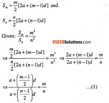 1st PUC Maths Question Bank Chapter 9 Sequences and Series 21