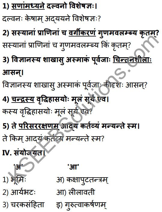 1st PUC Sanskrit Textbook Answers Shevadhi Chapter 13 विज्ञानपथः 21