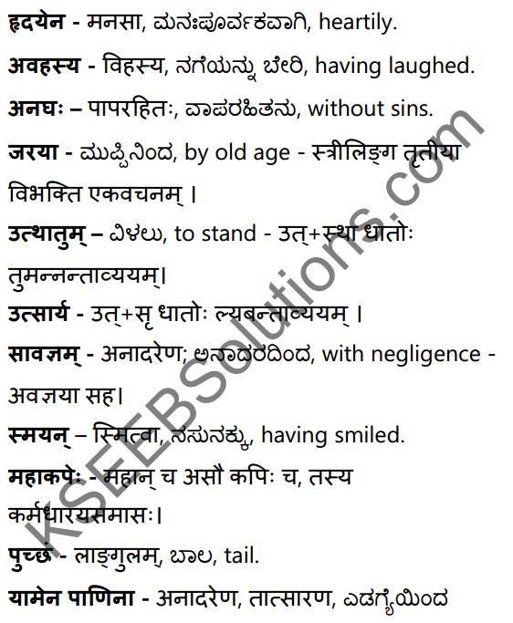 सत्त्वपरीक्षा Summary in Kannada and English 48