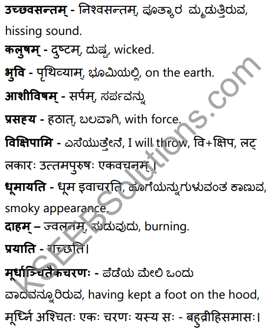 सान्तःपुरः शरणागतोऽस्मि Summary in Kannada and English 36