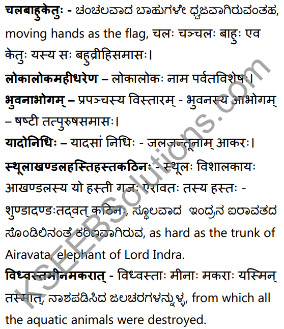 सान्तःपुरः शरणागतोऽस्मि Summary in Kannada and English 37