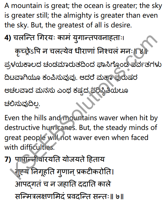 1st PUC Sanskrit Textbook Answers Shevadhi Chapter 9 सूक्तिकुसुमानि 12