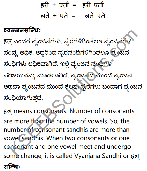 1st PUC Sanskrit Textbook Answers Vyakaran सन्धिः 12