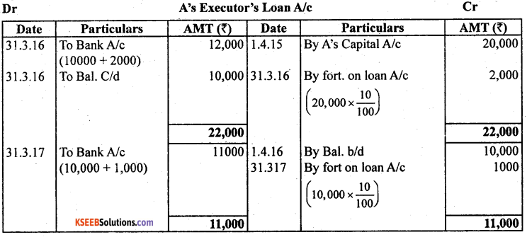 2nd PUC Accountancy Previous Year Question Paper March 2019 - 38