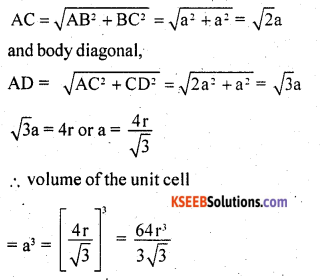 2nd PUC Chemistry Question Bank Chapter 1 The Solid State - 4