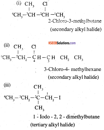 2nd PUC Chemistry Question Bank Chapter 10 Haloalkanes and Haloarenes - 1