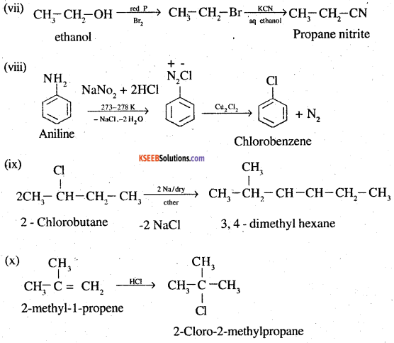 2nd PUC Chemistry Question Bank Chapter 10 Haloalkanes and Haloarenes - 42