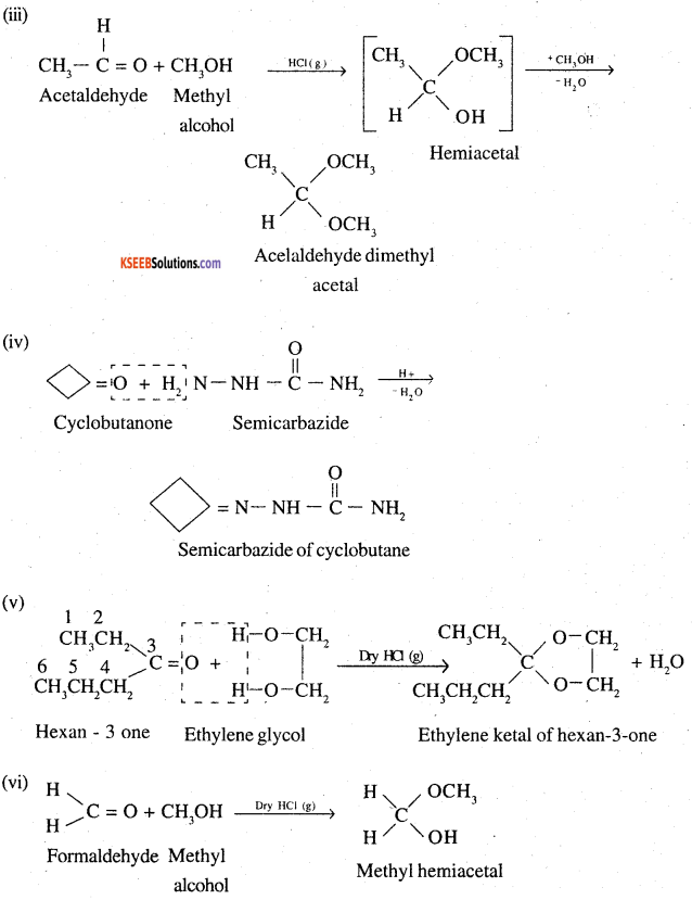 2nd PUC Chemistry Question Bank Chapter 12 Aldehydes, Ketones and Carboxylic Acids - 19