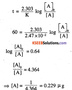 2nd PUC Chemistry Question Bank Chapter 4 Chemical Kinetics - 17