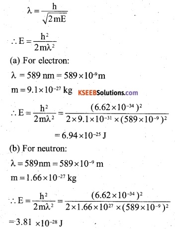 2nd PUC Physics Question Bank Chapter 11 Dual Nature of Radiation and Matter 14