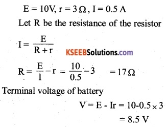2nd PUC Physics Question Bank Chapter 3 Current Electricity 1