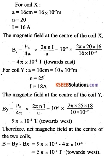 2nd PUC Physics Question Bank Chapter 4 Moving Charges and Magnetism 12